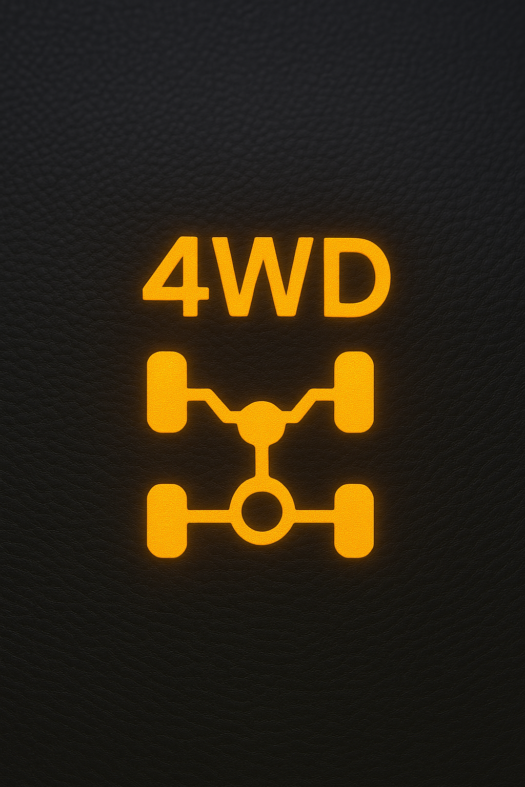 4WD AWD drivetrain warning indicator