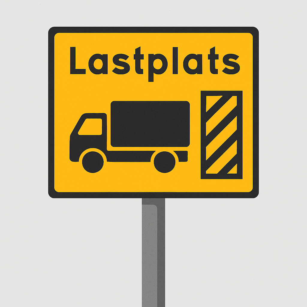 Loading zone lastplats Sweden