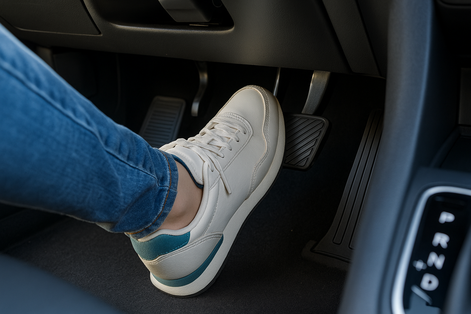 Testing foot brake and parking brake